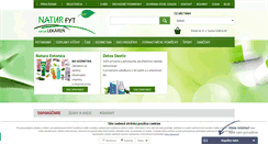 Desktop Screenshot of naturlekaren.sk